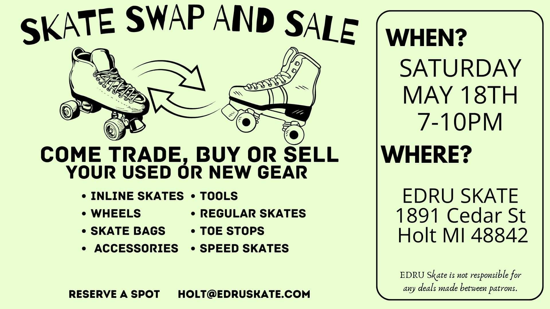 Skate Swap And Sale